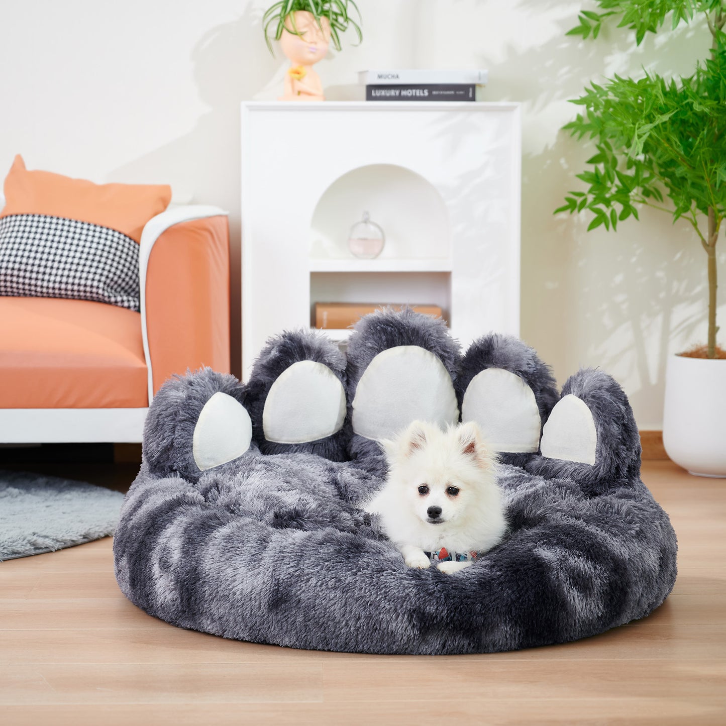 Cute Bear Paw Dog Bed