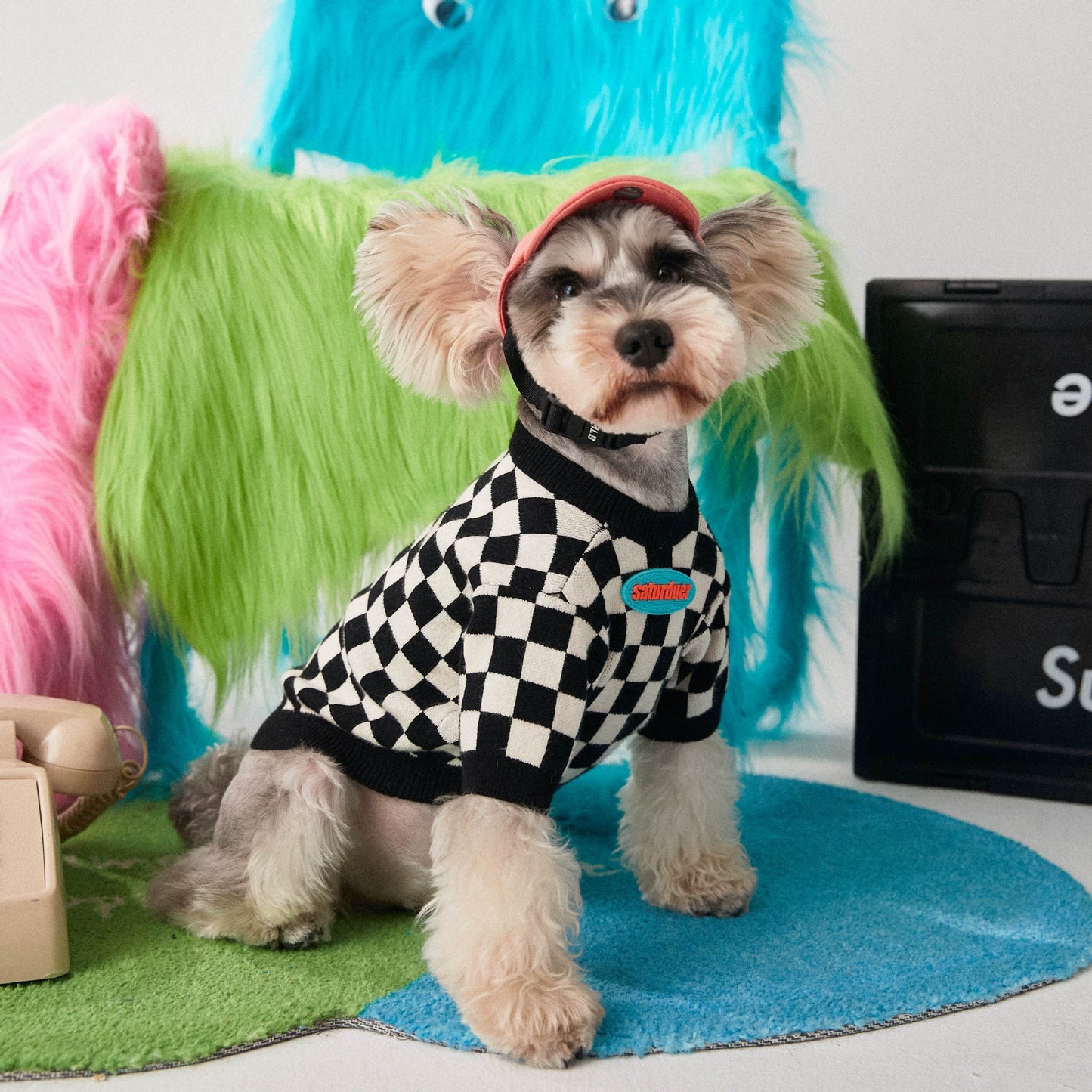 Checkerboard Pet Sweater