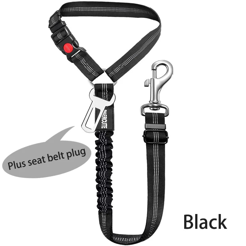 Two-in-One Dog Harness Leash Seatbelt