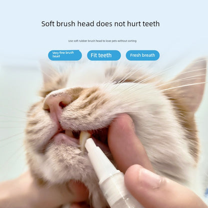 Pet Toothbrush Pen with Cream