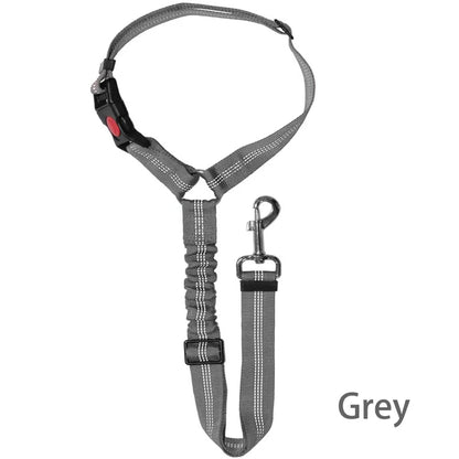 Two-in-One Dog Harness Leash Seatbelt