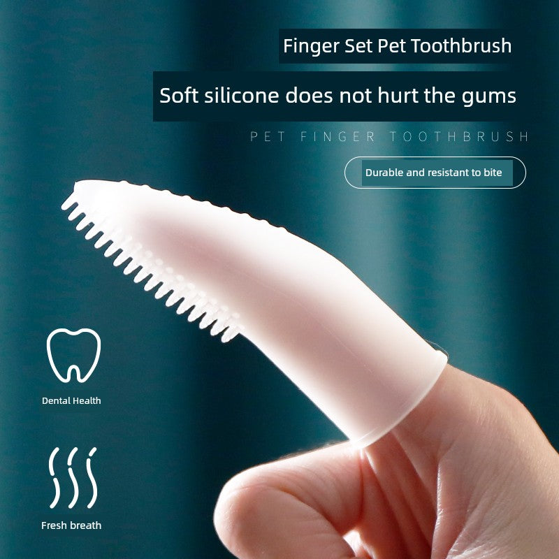 Silicone Finger Brush Toothbrush for Dogs