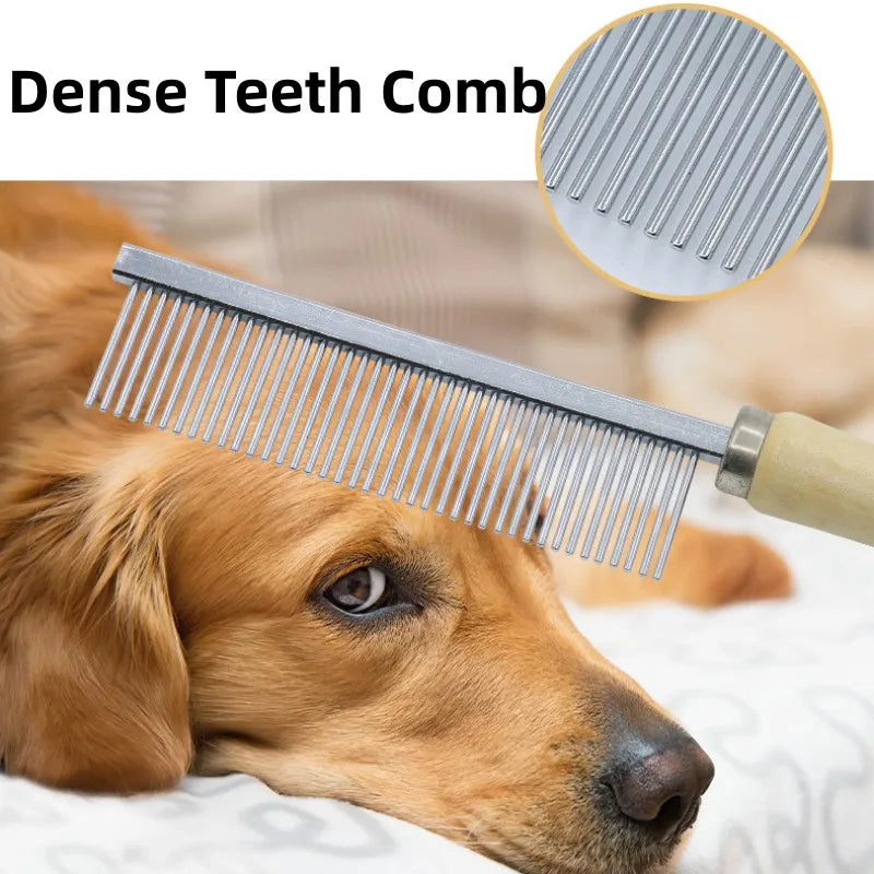 Stainless Steel Dog Grooming Comb