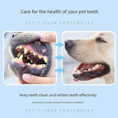 Silicone Finger Brush Toothbrush for Dogs