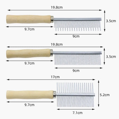 Stainless Steel Dog Grooming Comb