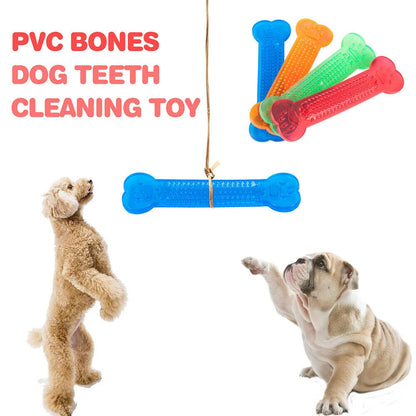 Rubber Bone Dog Toothbrush